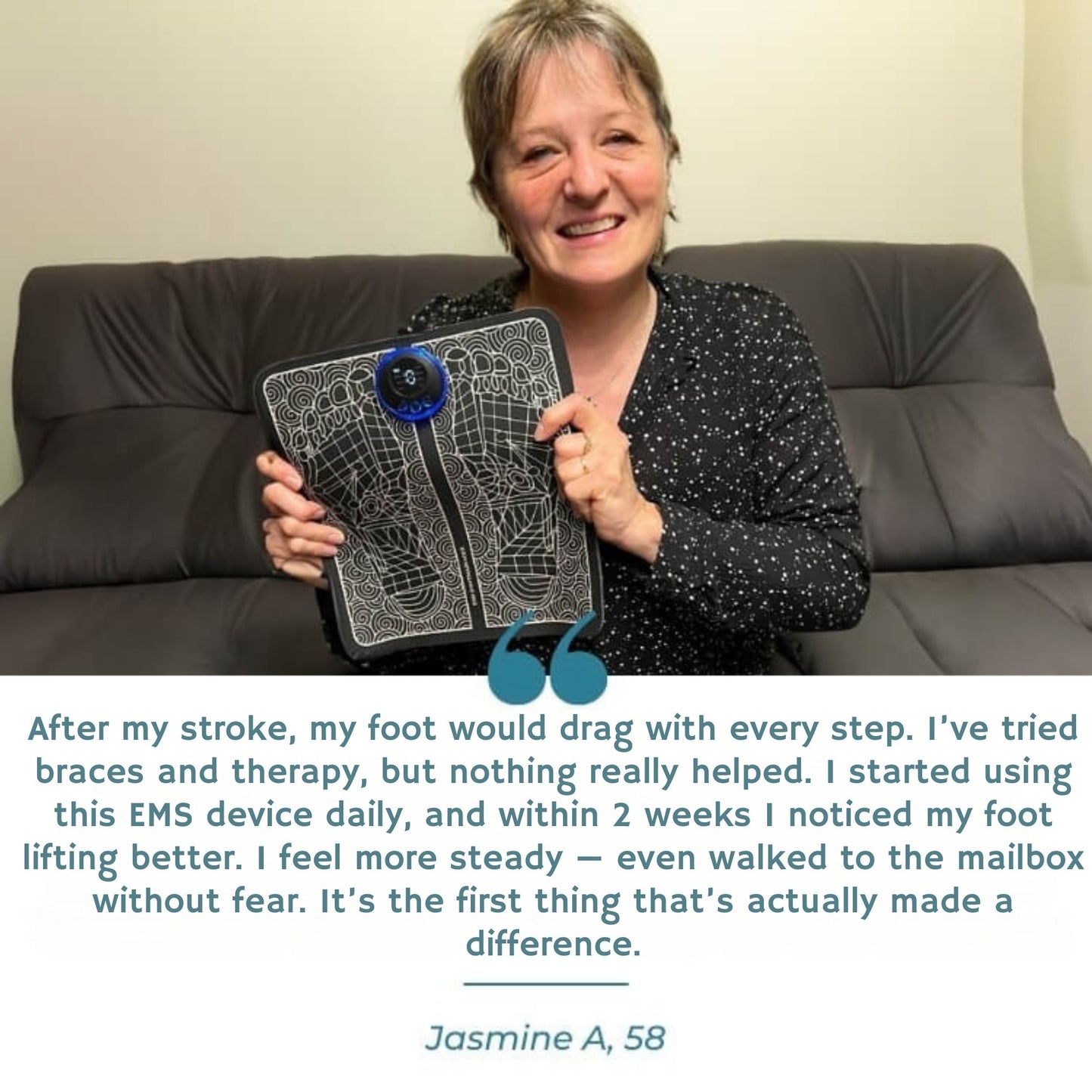 Silkaye™ EMS — Therapy for Foot Drop